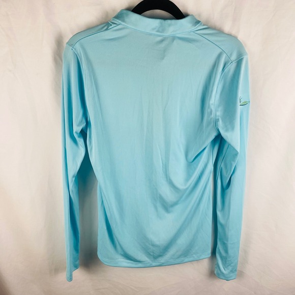 Under Armour Women's Swift Mock Light Blue Quarter Zip Golf PGA Medium NWT - Picture 8 of 10